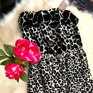 NWT brand new printed tube top maxi dress